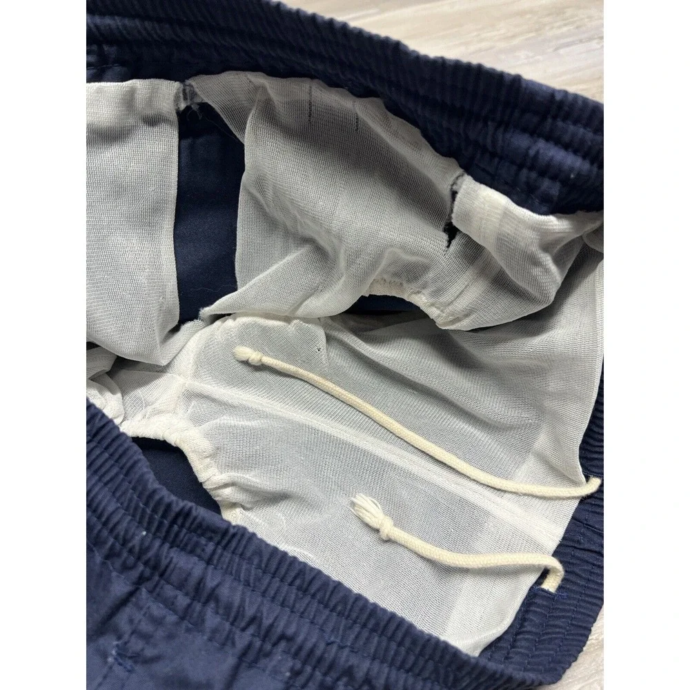 Vintage Network Swim Trunks 2 Inch Inseam Men‎ Size Large Blue